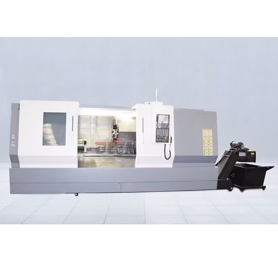 Torno de torreta CNC, controlador Fanuc GSK Siemens, Horizontal, económico, de precisión, de gran resistencia, automático, precio de cama inclinada de Metal