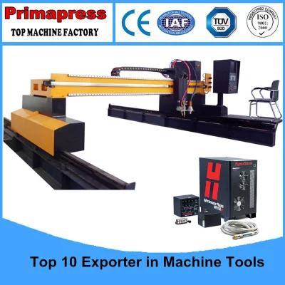 Proveedor grande de China de la máquina de corte por plasma CNC tipo Grantry