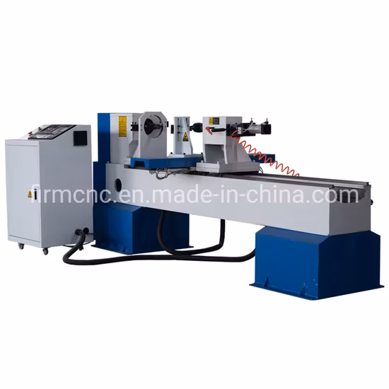 Firmcnc China Torno para carpintería 1530 Torno de madera CNC para escaleras, bate de béisbol