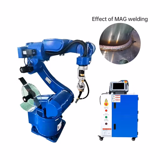 Robot de soldadura por arco con seguimiento láser de robustez con muñeca hueca para soluciones de automatización de metales